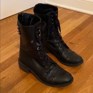 Lace up Sam Edelman combat boots